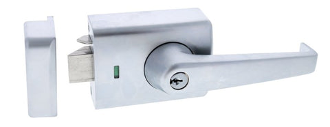 Carbine Alpha CRD - 1L1 , Double cylinder deadlatch, Lever inside, C4 Keyed to Differ , Timber frame strike, Satin Chrome, Boxed - primehardware