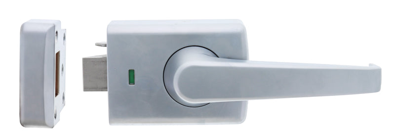 Carbine Alpha CRD-1L1 , Single cylinder deadlatch, Lever inside,  C4 Keyed to Differ  , Timber frame strike, Satin Chrome, Boxed