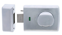 Carbine Alpha CRD-3K1 , Single cylinder deadlatch, Knob inside,   No Cylinder  , Metal frame strike, Satin Chrome, Boxed
