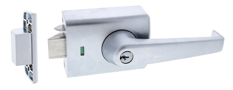 Carbine Alpha CRD - 4L1 , Double cylinder deadlatch, Lever inside, C4 Keyed to Differ , Openout strike, Satin Chrome, Boxed - primehardware