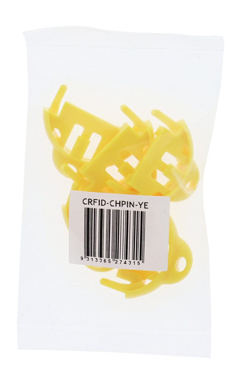 Carbine RFID Keyhead, CHPIN,  Yellow, Top head insert 5 pack