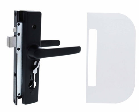 Carbine CSDL Screen Door Lock, Includes CSS - 1 shield, Black - primehardware