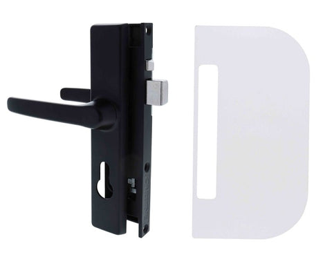 Carbine CSDL Screen Door Lock, Includes CSS - 1 shield, Black - primehardware