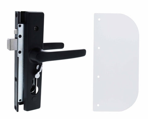 Carbine CSDL Screen Door Lock, Includes CSS - 2 shield, Black - primehardware