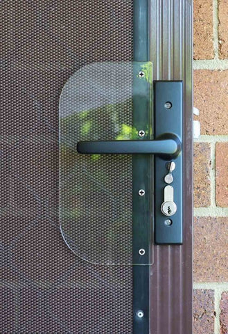 Carbine CSDL Screen Door Lock, Includes CSS - 2 shield, Black - primehardware