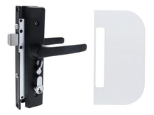 Carbine CSDL Screen Door Lock, Includes cylinder and CSS-1 shield, Black