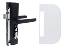 Carbine CSDL Screen Door Lock, Includes cylinder and CSS - 1 shield, Black - primehardware