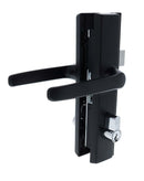 Carbine CSDL Screen Door Lock, Includes LPL cylinder keyed to differ, Black - primehardware