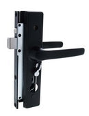Carbine CSDL Screen Door Lock, Includes LPL cylinder keyed to differ, Black - primehardware