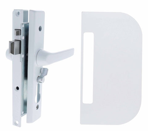 Carbine CSDL Screen Door Lock, Includes CSS - 1 shield, White - primehardware
