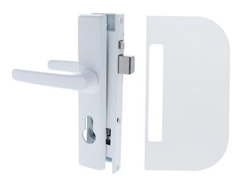 Carbine CSDL Screen Door Lock, Includes CSS - 1 shield, White - primehardware