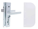Carbine CSDL Screen Door Lock, Includes CSS - 1 shield, White - primehardware