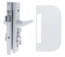 Carbine CSDL Screen Door Lock, Includes cylinder and CSS - 1 shield, White - primehardware