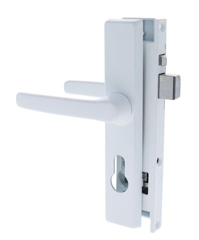 Carbine CSDL Screen Door Lock, Less cylinder, White - primehardware