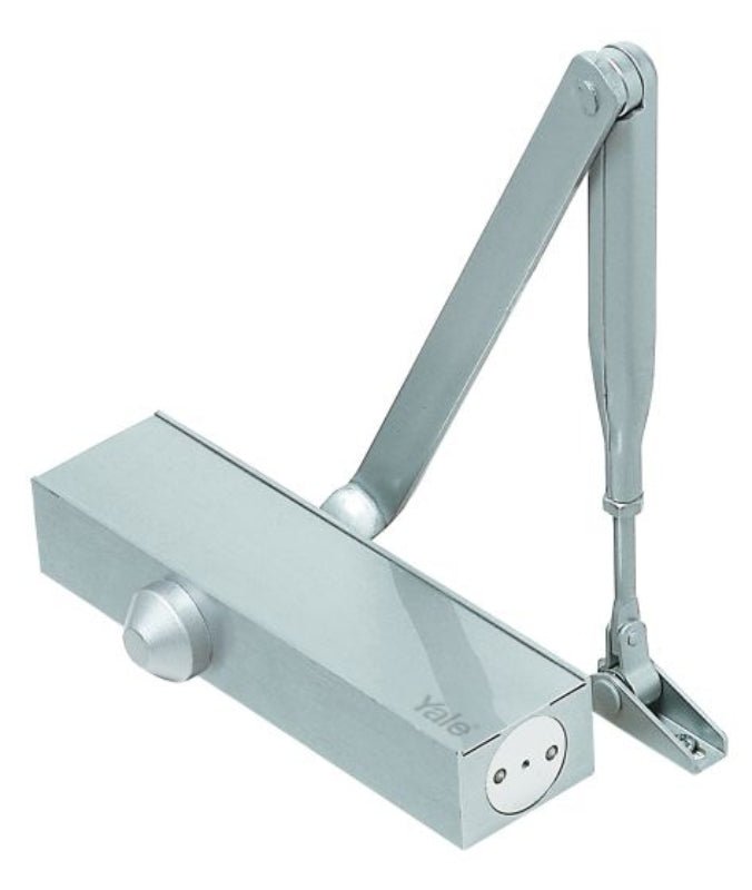 Lockwood Size 2-4 Power Adjustable Door Closer With BC & PA Bracket Silver  Y2400SIL