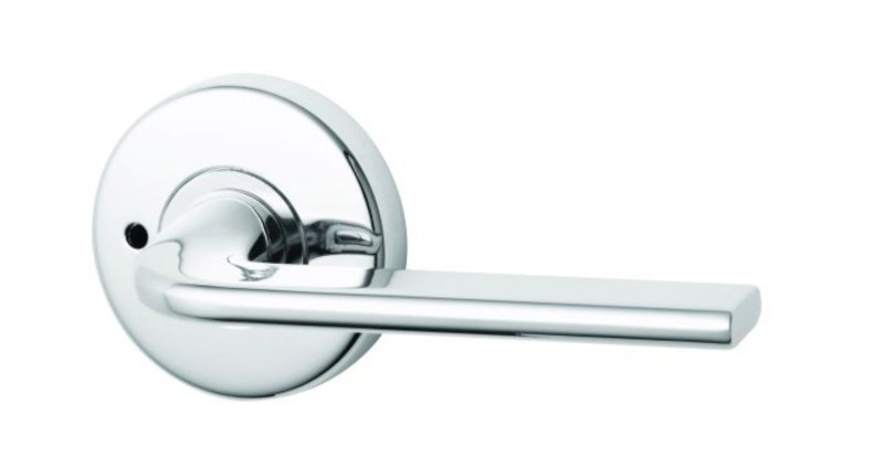 Lockwood Velocity Privacy Set & L4 Lever DP Chrome Plate  VEL2/L4CPDP