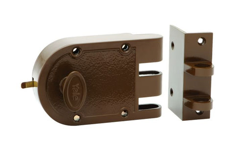 Ydk Deadlock Single Cylinder Dp Brown - primehardware