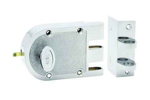 Ydk Deadlock Single Cylinder Dp Chrome Plate - primehardware