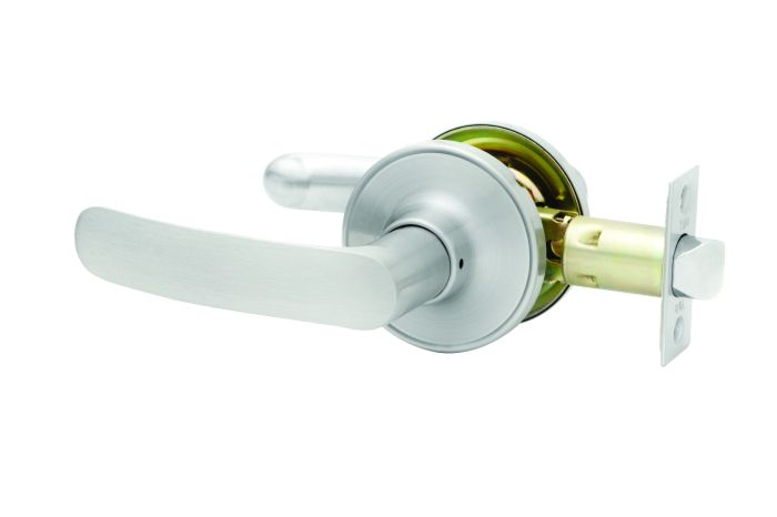 Yl2 Flair Lever Passage Set Dp Satin Chrome - primehardware