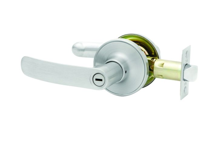 Yl2 Flair Lever Privacy Set Dp Satin Chrome - primehardware
