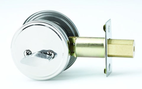 Ydb Deadbolt Single Cylinder Dp Chrome Plate - primehardware