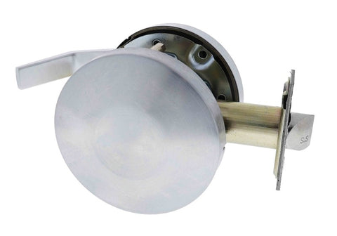 Carbine Doncaster 7000 Cylindrical Half Cupboard set, Standard Lever, 70mm backset, , Boxed, Brushed Satin Chrome - primehardware