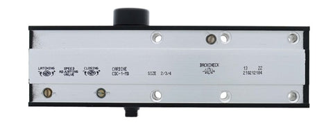 Carbine CDC - 1 Radius EN2 - 4 40kg - 80kg door closer, Matte Black, with Backcheck - primehardware