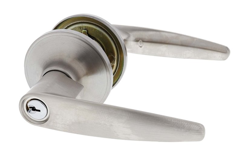 Carbine Kingston SL7000 Tiebolt Standard Entrance Lever set, C4 RANDOM Keyed Alike, Boxed, Stainless Steel - primehardware