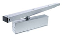 Carbine CDC - 5 Radius EN2 - 6 40kg - 100kg door closer, Silver, with Backcheck, delayed action and slide rail arm - primehardware