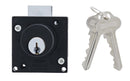 Carbine CCL Cupboard Lock , Bolt Or Latch, Keyed Alike KA1, Boxed, Matte Black - primehardware