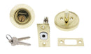 Carbine LB Residential Series Standard Cylinder and Turn Deadbolt, 60 - 70mm backset, C4 Keyed to Differ , Display Pack, Polished Brass - primehardware