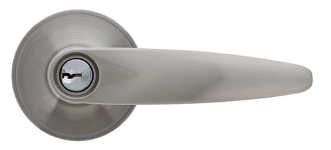 Carbine Kingston SL7000 Tiebolt Standard Entrance Lever set, C4 Keyed to Differ, Boxed, Satin Nickel - primehardware