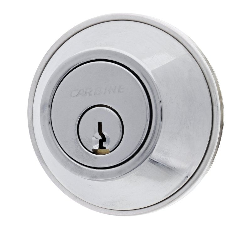 Carbine LB Residential Series Standard Double Cylinder Deadbolt, 60 - 70mm backset, C4 Keyed to Differ , Display Pack, Chrome Plate - primehardware
