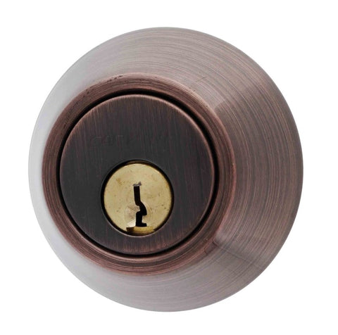 Carbine LB Residential Series Standard Double Cylinder Deadbolt, 60 - 70mm backset, C4 Keyed to Differ , Display Pack, Antique Bronze - primehardware