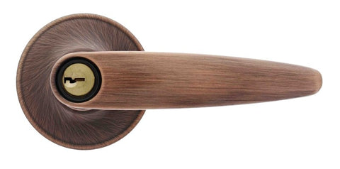 Carbine Kingston SL7000 Tiebolt Standard Entrance Lever set, C4 Keyed to Differ, Boxed, Antique Bronze - primehardware