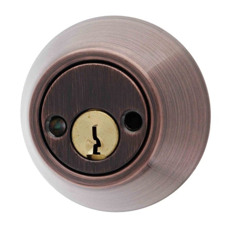 Carbine LB Residential Series Standard Double Cylinder Deadbolt, 60 - 70mm backset, C4 Keyed to Differ , Display Pack, Antique Bronze - primehardware