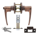 Carbine Kingston SL7000 Tiebolt Standard Entrance Lever set, C4 Keyed to Differ, Boxed, Antique Bronze - primehardware
