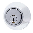 Carbine LB Residential Series Standard Cylinder and Turn Deadbolt, 60 - 70mm backset, C4 Keyed to Differ , Display Pack, Chrome Plate - primehardware