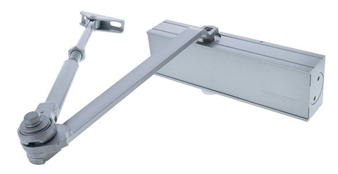 Carbine CDC - 1 Radius EN2 - 4 40kg - 80kg door closer, Silver, with Hold open arm - primehardware