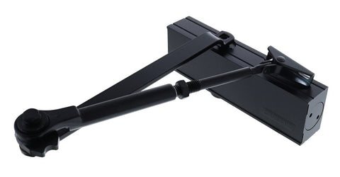 Carbine CDC - 1 Radius EN2 - 4 40kg - 80kg door closer, Matte Black, with Hold open arm - primehardware