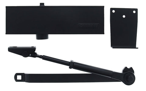 Carbine CDC - 1 Radius EN2 - 4 40kg - 80kg door closer, Matte Black, with Hold open arm - primehardware