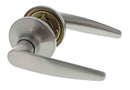 Carbine Kingston SL7000 Tiebolt Standard Passage Lever set, , Boxed, Satin Nickel - primehardware