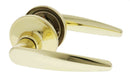 Carbine Kingston SL7000 Tiebolt Standard Passage Lever set, , Display Pack, Polished Brass - primehardware