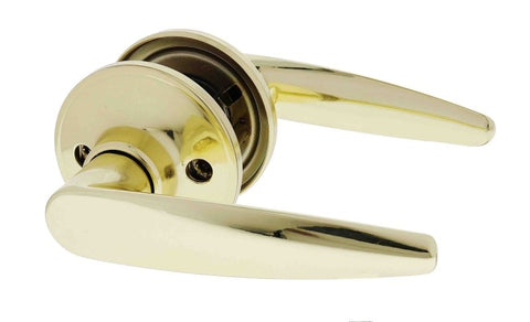 Carbine Kingston SL7000 Tiebolt Standard Passage Lever set, , Boxed, Polished Brass - primehardware