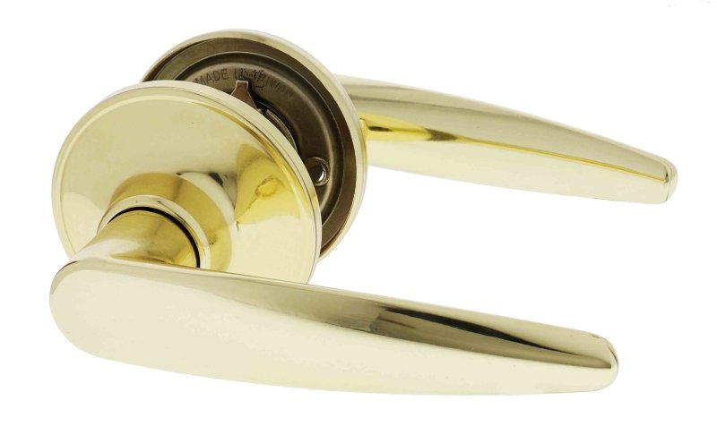 Carbine Kingston SL7000 Tiebolt Standard Passage Lever set, , Boxed, Polished Brass - primehardware