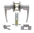 Carbine Kingston SL7000 Tiebolt Standard Entrance Lever set, C4 RANDOM Keyed Alike, Display Pack, Stainless Steel - primehardware