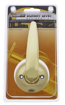 Carbine Kingston SL7000 Tiebolt Standard Dummy Lever set,   , Display Pack, Polished Brass