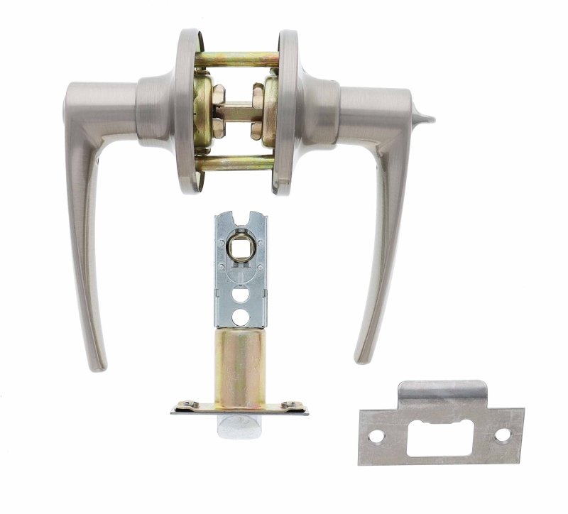 Carbine Kingston SL7000 Tiebolt Standard Privacy Lever set,   , Boxed, Satin Nickel