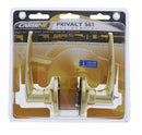 Carbine Kingston SL7000 Tiebolt Standard Privacy Lever set, , Display Pack, Polished Brass - primehardware