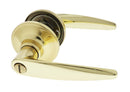 Carbine Kingston SL7000 Tiebolt Standard Privacy Lever set, , Display Pack, Polished Brass - primehardware